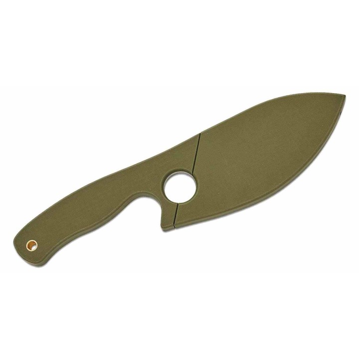 Couteau Petrified Fish Eel Green Lame Drop Point 9Cr18MoV SW Manche G10 Green Etui G10 PFKH01GRW - Livraison Gratuite