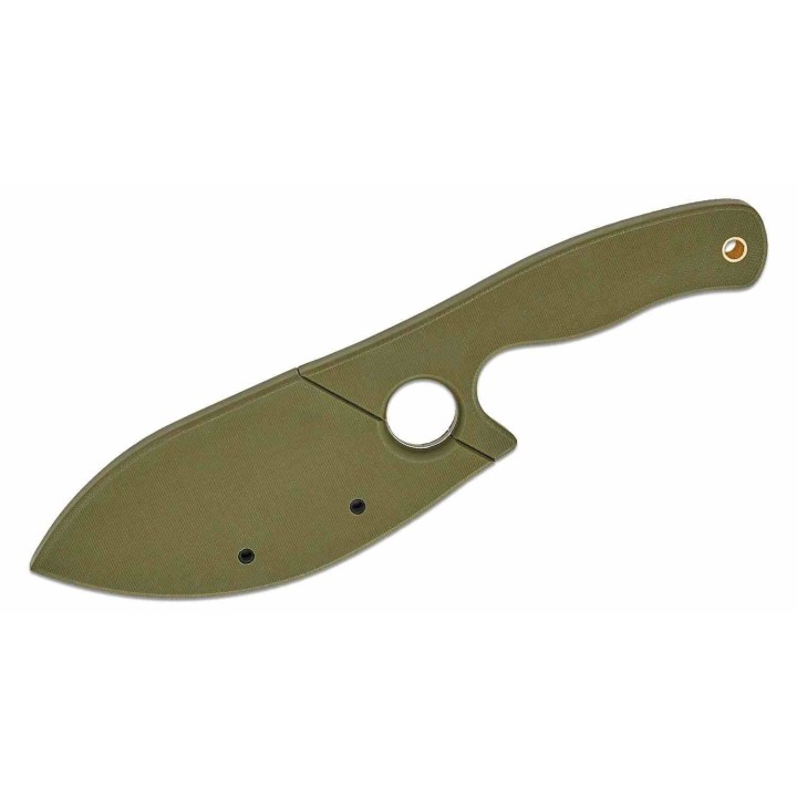 Couteau Petrified Fish Eel Green Lame Drop Point 9Cr18MoV SW Manche G10 Green Etui G10 PFKH01GRW - Livraison Gratuite