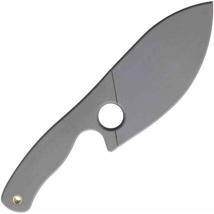 Couteau Petrified Fish Eel Gray Lame Drop Point 9Cr18MoV Blk Manche G10 Gray Etui G10 PFKH01GADW - Livraison Gratuite