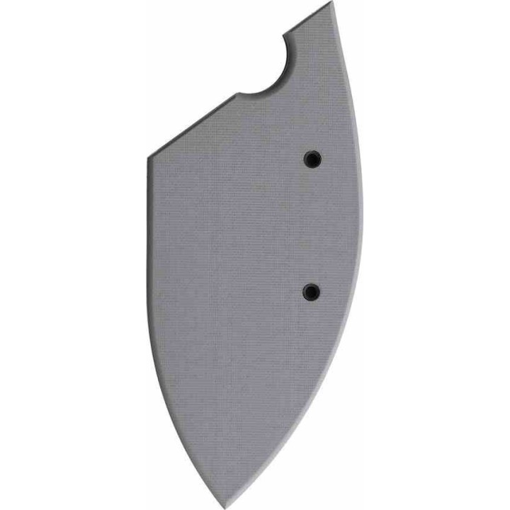 Couteau Petrified Fish Eel Gray Lame Drop Point 9Cr18MoV Blk Manche G10 Gray Etui G10 PFKH01GADW - Livraison Gratuite