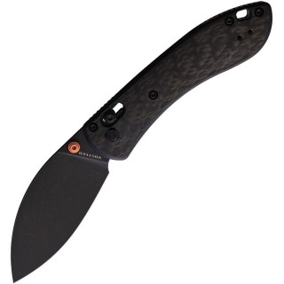 Couteau Vosteed Mini Nightshade Crossbar Lock Lame Shilin S35VN Black Manche Fibre de Carbone VOSMNNSSPK - Livraison Gratuite