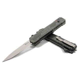 Couteau Schrade Viper OTF Automatique Lame Double Tranchant Acier 4034 Manche Alu SCHOTF3 - Livraison Gratuite