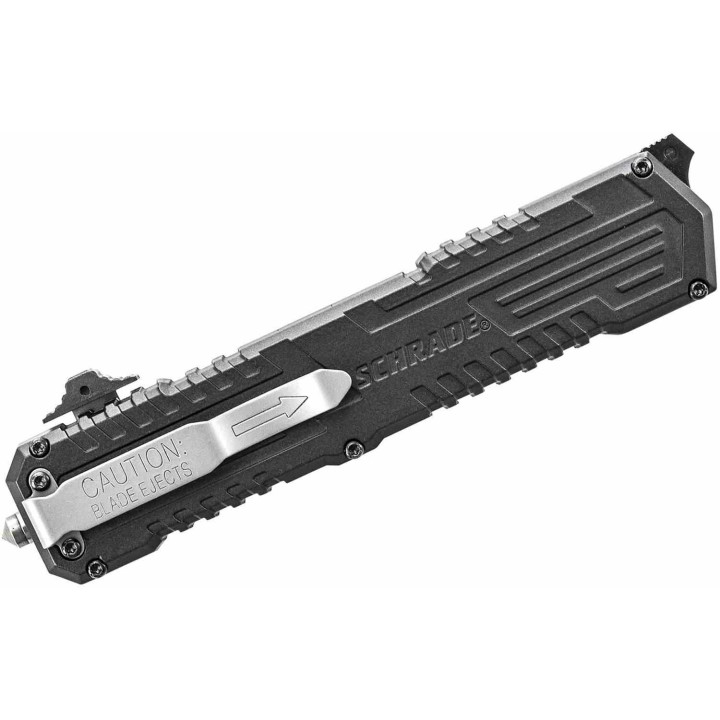 Couteau Schrade Viper OTF Automatique Lame Double Tranchant Acier 4034 Manche Alu SCHOTF3 - Livraison Gratuite