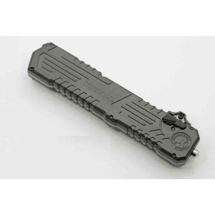 Couteau Schrade Viper OTF Automatique Lame Double Tranchant Acier 4034 Manche Alu SCHOTF3 - Livraison Gratuite