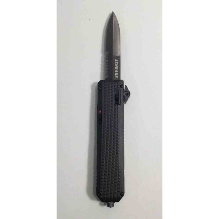 Couteau Schrade Viper OTF Automatique Lame AUS-8 Blk Ser Manche Alu Clip SCHOTF4BS - Livraison Gratuite