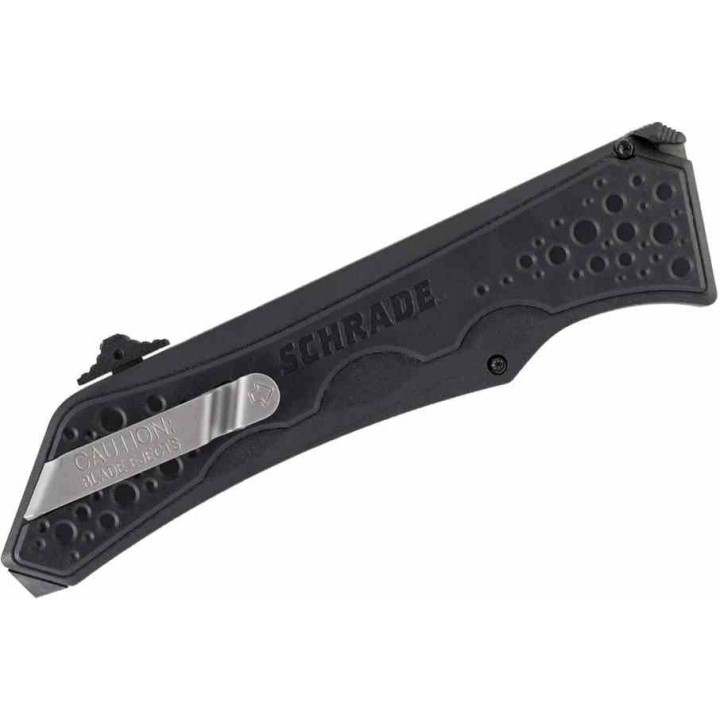 Couteau Schrade Extreme Survival OTF Automatique Lame Acier AUS-8 Manche Alu Brise-Vitres SCHOTF7 - Livraison Gratuite