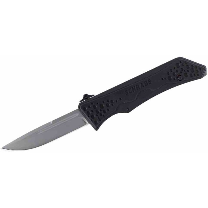 Couteau Schrade Extreme Survival OTF Automatique Lame Acier AUS-8 Manche Alu Brise-Vitres SCHOTF7 - Livraison Gratuite