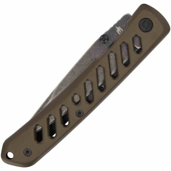 Couteau Gerber Affirm Green Lame Clip Point Black 7Cr17MoV Manche Alu Vert Framelock G1074313 - Livraison Gratuite