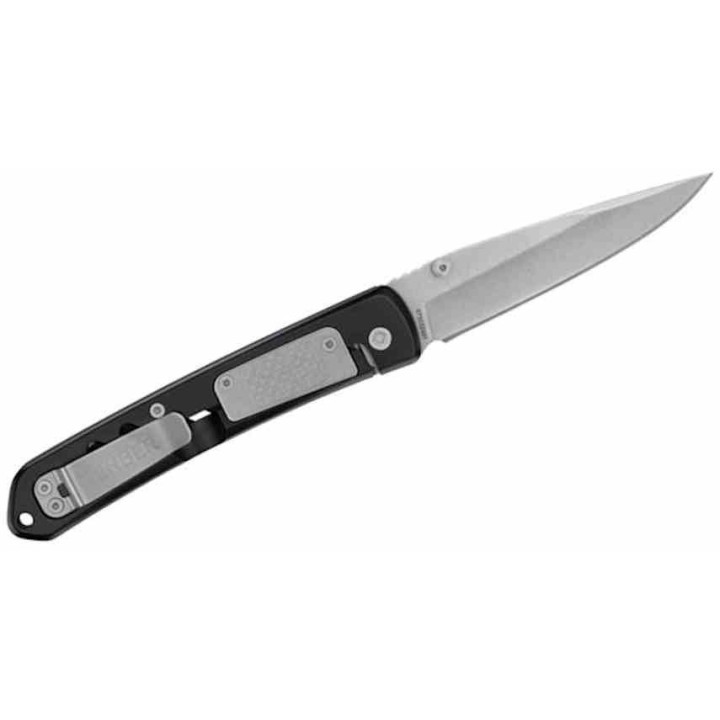 Couteau Gerber Affirm Blue Lame Clip Point Black 7Cr17MoV Manche Alu Framelock G1074311 - Livraison Gratuite