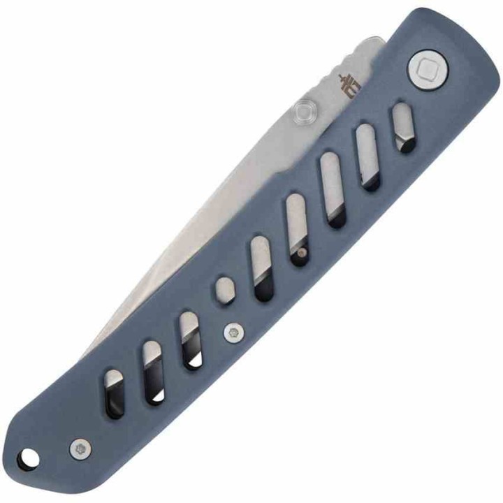 Couteau Gerber Affirm Blue Lame Clip Point Black 7Cr17MoV Manche Alu Framelock G1074311 - Livraison Gratuite