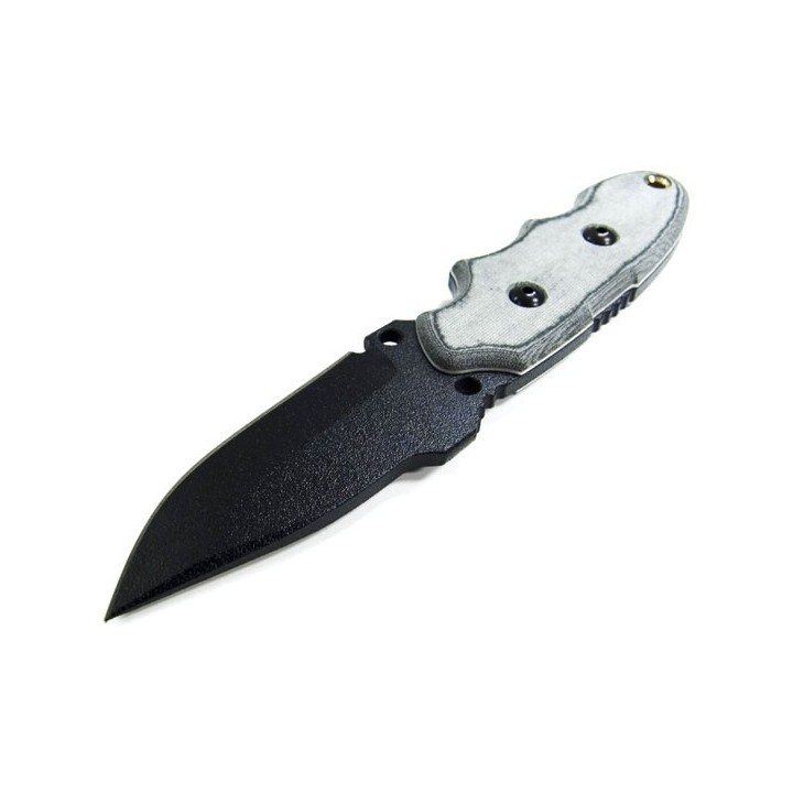 Couteau de Combat TOPS Tom Brown Tracker Scout Hunting Knife BLK Coating Carbone 1095 Made In USA TPS010