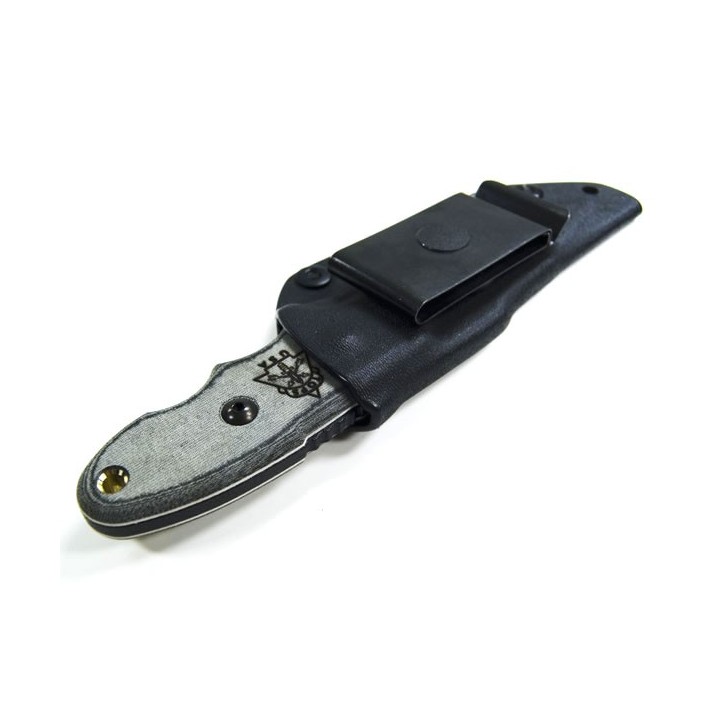 Couteau de Combat TOPS Tom Brown Tracker Scout Hunting Knife BLK Coating Carbone 1095 Made In USA TPS010
