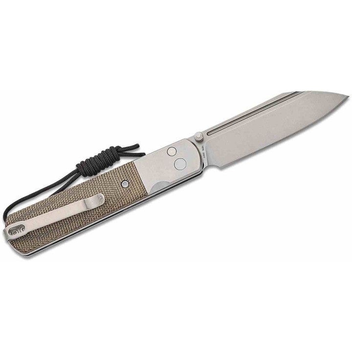 Couteau Artisan Cutlery Holm OD Green Lame Wharncliffe AR-RPM9 Manche Micarta Button Lock ATZ1875GODG - Livraison Gratuite