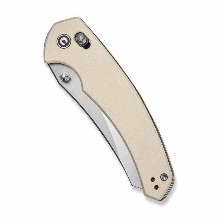 Couteau CIVIVI Sixgill Ivory Lame Reverse Tanto Nitro-V Satin Manche G-10 IKBS Crossbar Lock CIVC240502 - Livraison Gratuite