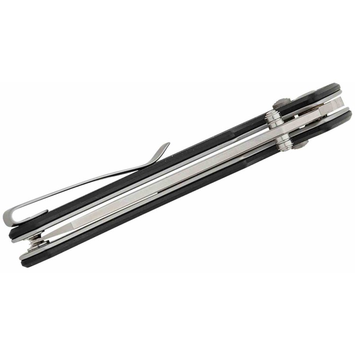 Couteau CIVIVI Sixgill Black Lame Reverse Tanto Nitro-V Satin Manche G-10 IKBS Crossbar Lock CIVC240501 - Livraison Gratuite