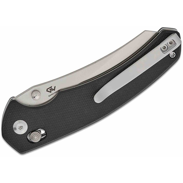 Couteau CIVIVI Sixgill Black Lame Reverse Tanto Nitro-V Satin Manche G-10 IKBS Crossbar Lock CIVC240501 - Livraison Gratuite