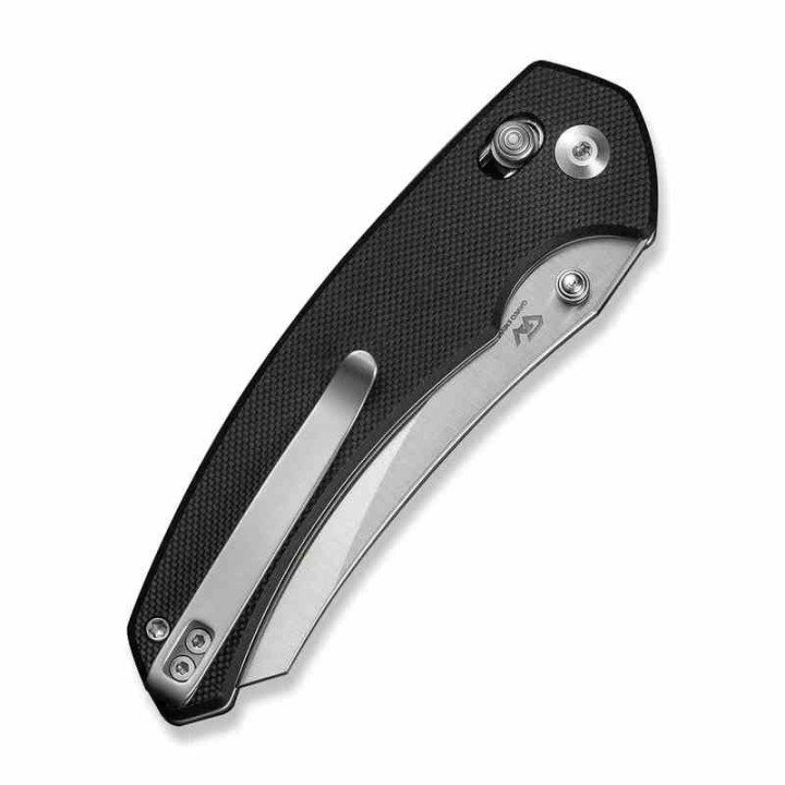 Couteau CIVIVI Sixgill Black Lame Reverse Tanto Nitro-V Satin Manche G-10 IKBS Crossbar Lock CIVC240501 - Livraison Gratuite