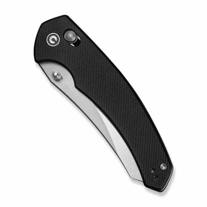 Couteau CIVIVI Sixgill Black Lame Reverse Tanto Nitro-V Satin Manche G-10 IKBS Crossbar Lock CIVC240501 - Livraison Gratuite