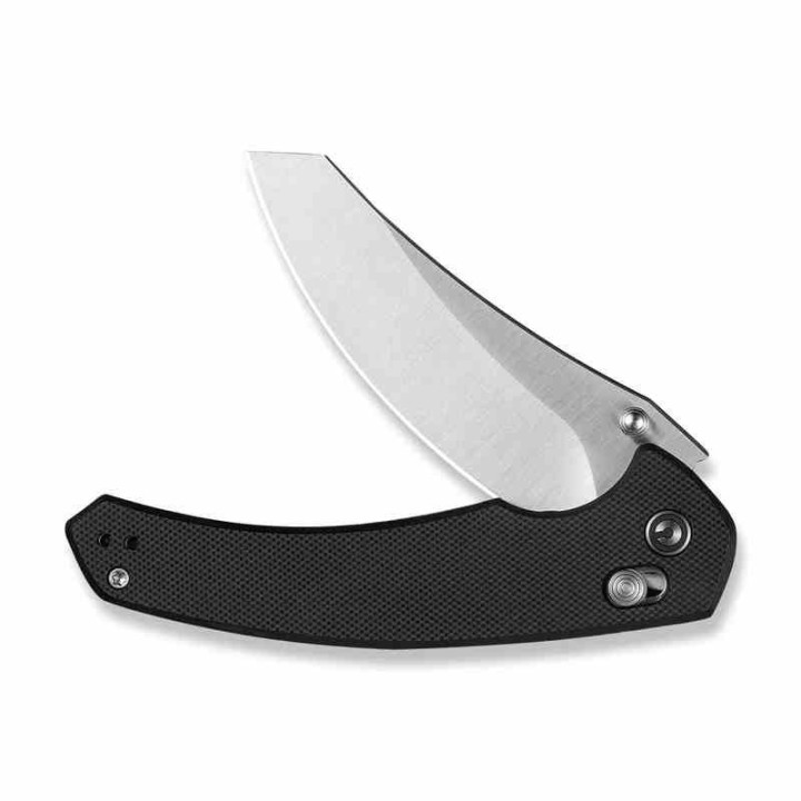 Couteau CIVIVI Sixgill Black Lame Reverse Tanto Nitro-V Satin Manche G-10 IKBS Crossbar Lock CIVC240501 - Livraison Gratuite
