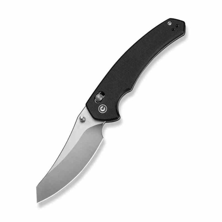 Couteau CIVIVI Sixgill Black Lame Reverse Tanto Nitro-V Satin Manche G-10 IKBS Crossbar Lock CIVC240501 - Livraison Gratuite