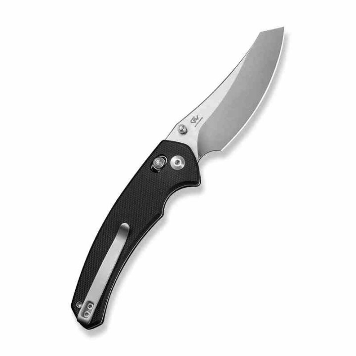 Couteau CIVIVI Sixgill Black Lame Reverse Tanto Nitro-V Satin Manche G-10 IKBS Crossbar Lock CIVC240501 - Livraison Gratuite