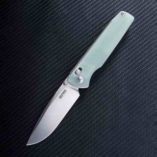 Couteau SRM 258L-GC Ambi-Lock Jade Lame Acier D2 Manche G10 IKBS Clip SRM258LGC - Livraison Gratuite
