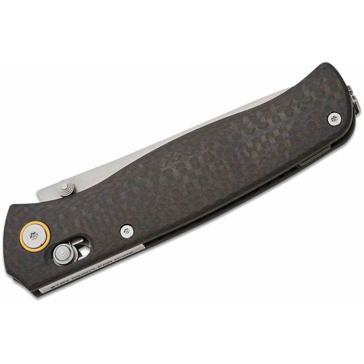 Couteau SRM 255L-CB2 Ambi-Lock Lame Composite 3 Couches Manche FCarbone IKBS Clip SRM255LCB2 - Livraison Gratuite