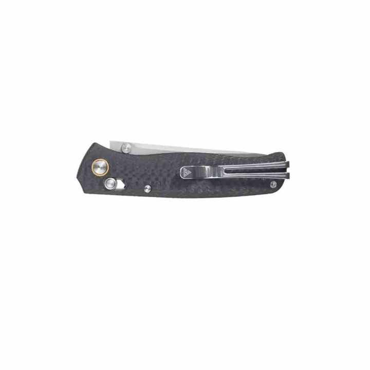 Couteau SRM 255L-CB2 Ambi-Lock Lame Composite 3 Couches Manche FCarbone IKBS Clip SRM255LCB2 - Livraison Gratuite