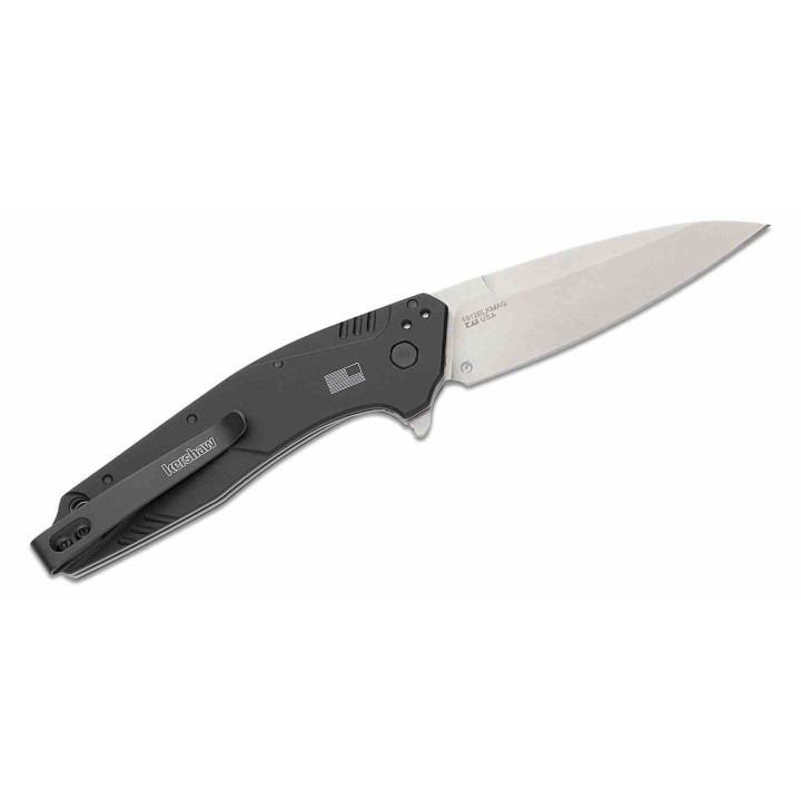 Couteau Kershaw Dividend A/O Lame Acier CPM-MagnaCut Manche Alu Liner Lock USA KS1812BLKMAG - Livraison Gratuite