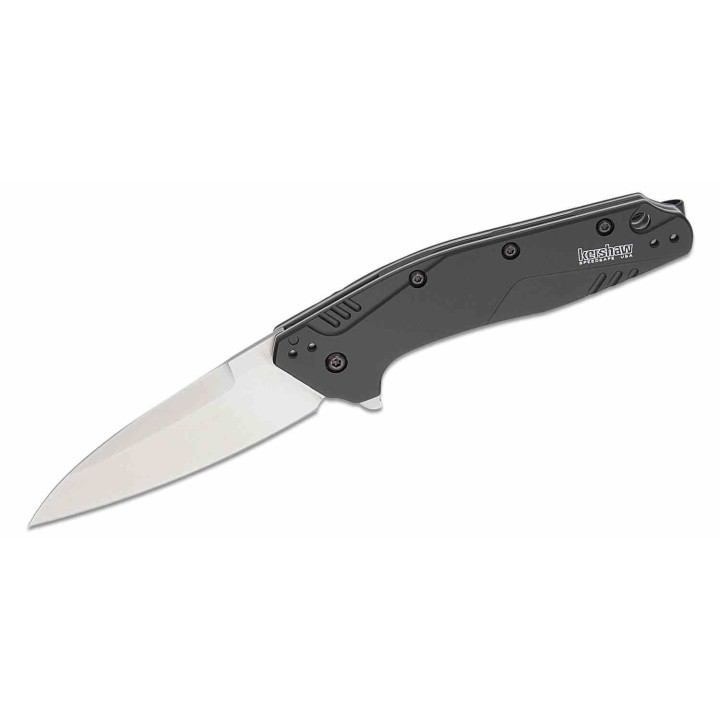 Couteau Kershaw Dividend A/O Lame Acier CPM-MagnaCut Manche Alu Liner Lock USA KS1812BLKMAG - Livraison Gratuite