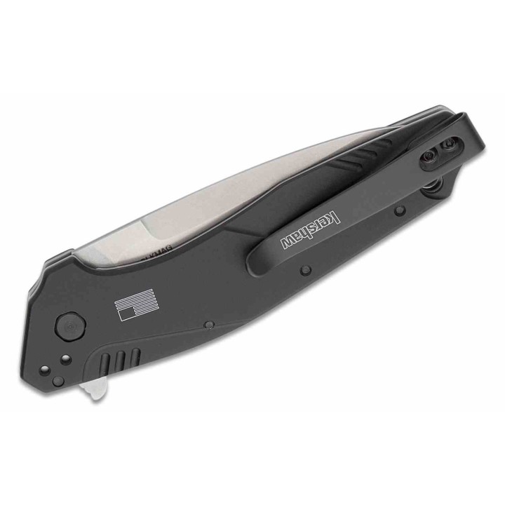 Couteau Kershaw Dividend A/O Lame Acier CPM-MagnaCut Manche Alu Liner Lock USA KS1812BLKMAG - Livraison Gratuite