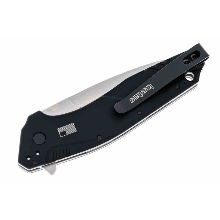 Couteau Kershaw Dividend A/O Lame Acier CPM-MagnaCut Manche Alu Liner Lock USA KS1812BLKMAG - Livraison Gratuite