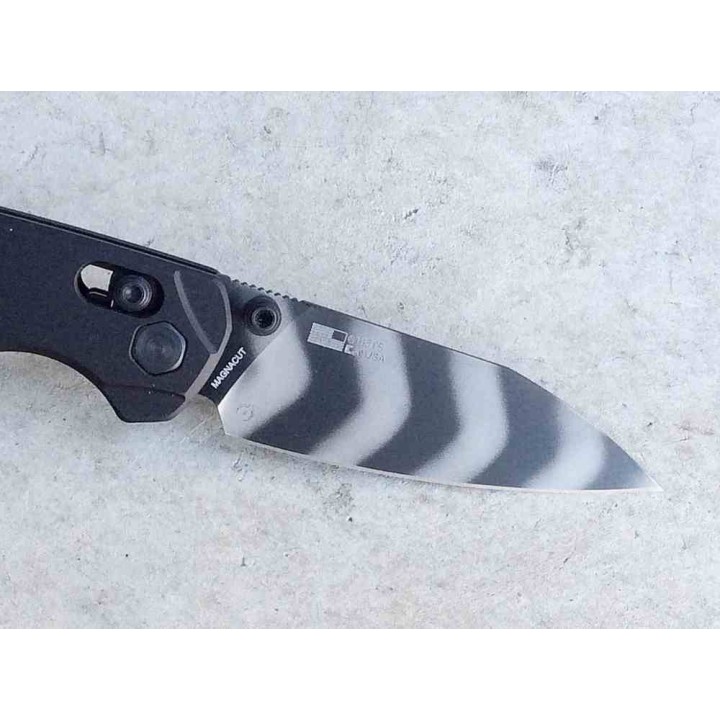 Couteau Kershaw Bel Air Tiger Stripe Camo Lame Acier CPM MagnaCut Manche Alu DuraLock USA KS6105TS - Livraison Gratuite.