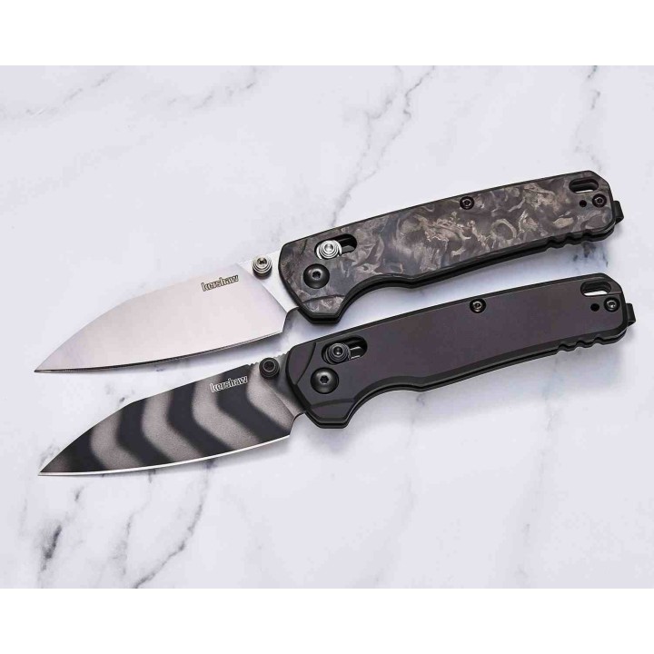 Couteau Kershaw Bel Air Tiger Stripe Camo Lame Acier CPM MagnaCut Manche Alu DuraLock USA KS6105TS - Livraison Gratuite.