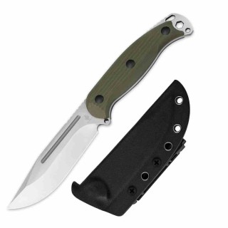 Couteau Kizer Ursa Major OD Green Clip Point Lame Acier AEB-L Manche G10 Etui Kydex KI1082A2 - Livraison Gratuite