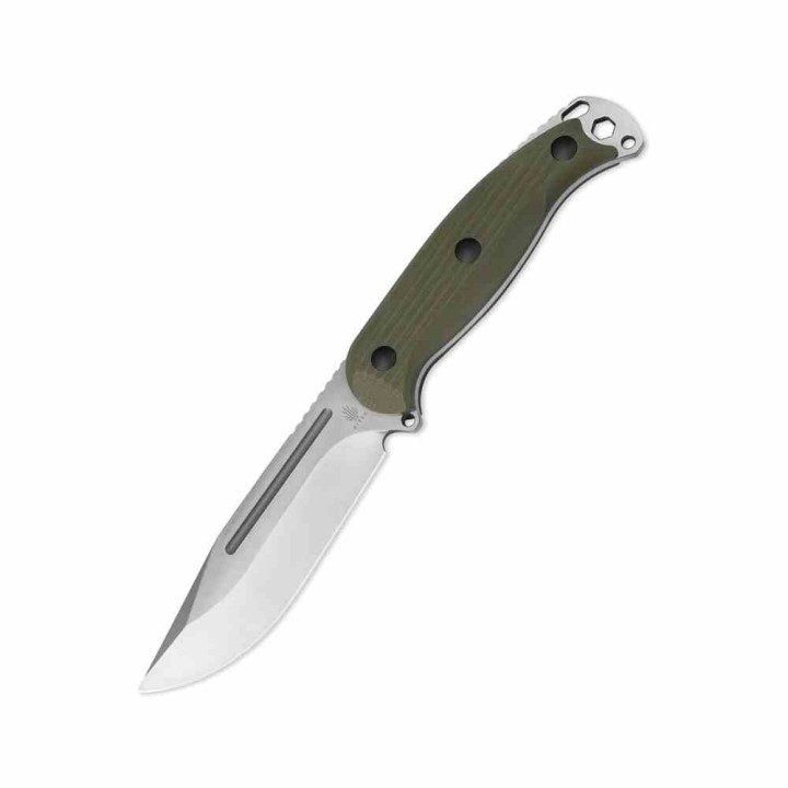 Couteau Kizer Ursa Major OD Green Clip Point Lame Acier AEB-L Manche G10 Etui Kydex KI1082A2 - Livraison Gratuite