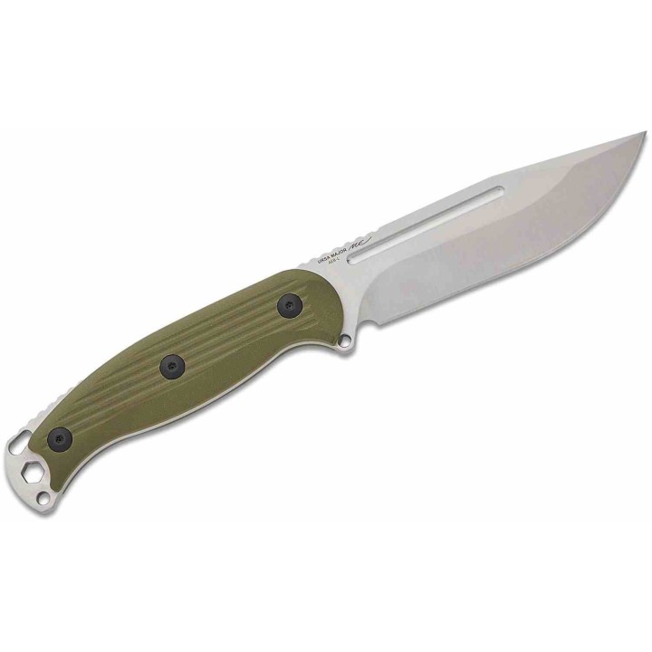 Couteau Kizer Ursa Major OD Green Clip Point Lame Acier AEB-L Manche G10 Etui Kydex KI1082A2 - Livraison Gratuite