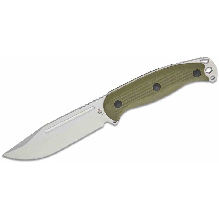 Couteau Kizer Ursa Major OD Green Clip Point Lame Acier AEB-L Manche G10 Etui Kydex KI1082A2 - Livraison Gratuite