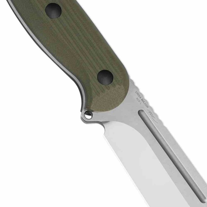 Couteau Kizer Ursa Major OD Green Clip Point Lame Acier AEB-L Manche G10 Etui Kydex KI1082A2 - Livraison Gratuite