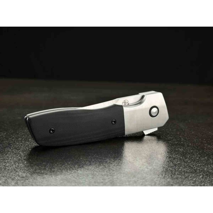 Couteau Begg Knives Seishin Lame Tanto Acier VG10 Manche G10 Noir Frame Lock Clip BG052 - Livraison Gratuite