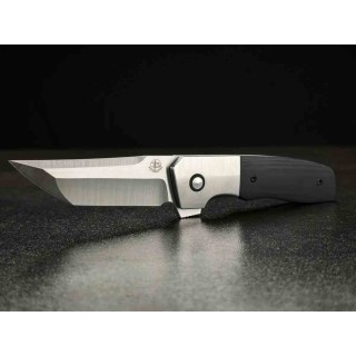 Couteau Begg Knives Seishin Lame Tanto Acier VG10 Manche G10 Noir Frame Lock Clip BG052 - Livraison Gratuite