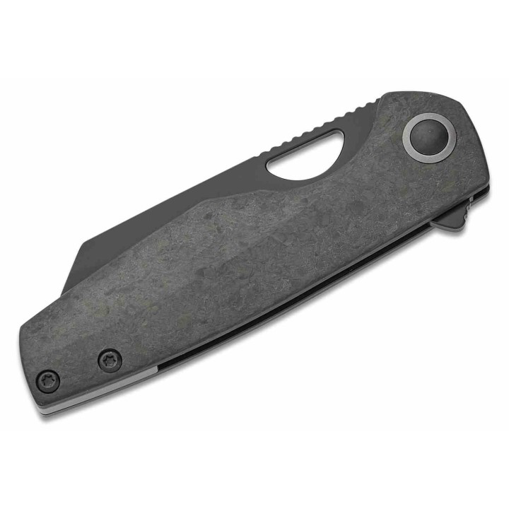 Couteau Kizer Sparrow FCarbone/TI Lame Reverse Tanto Acier CPM-S45VN Framelock IKBS KI3628A2 - Livraison Gratuite