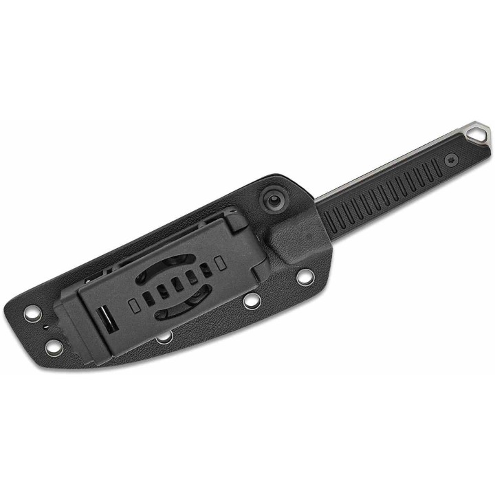 Couteau Kwaiken Lame Trailing Point Acier Nitro-V Manche G10 Black Etui Kydex KI1066A4 - Livraison Gratuite
