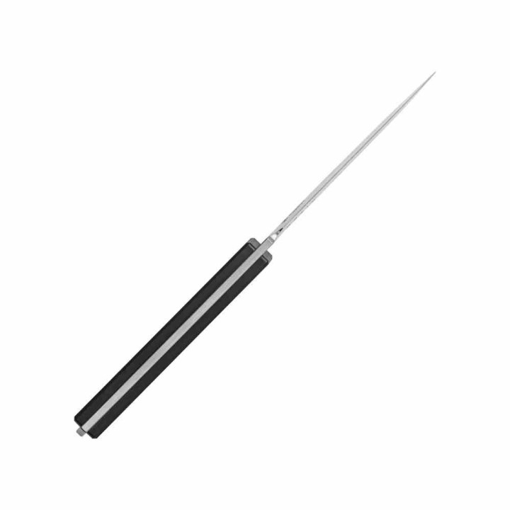 Couteau Kwaiken Lame Trailing Point Acier Nitro-V Manche G10 Black Etui Kydex KI1066A4 - Livraison Gratuite