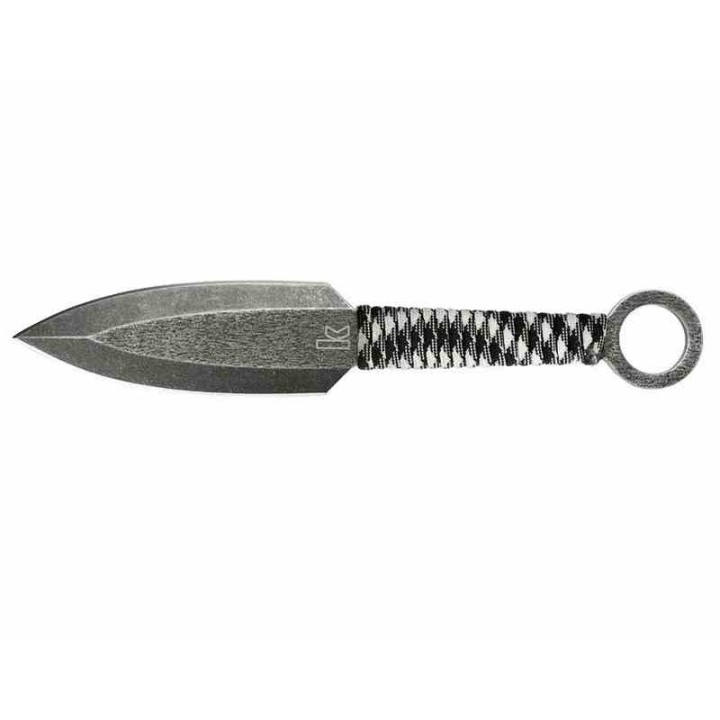 Set de 3 Couteaux de Lancer Kershaw Ion Lame Spear Point Acier 3Cr13 Manche Paracorde Etui Nylon KS1747BWX - Livraison Gratuite