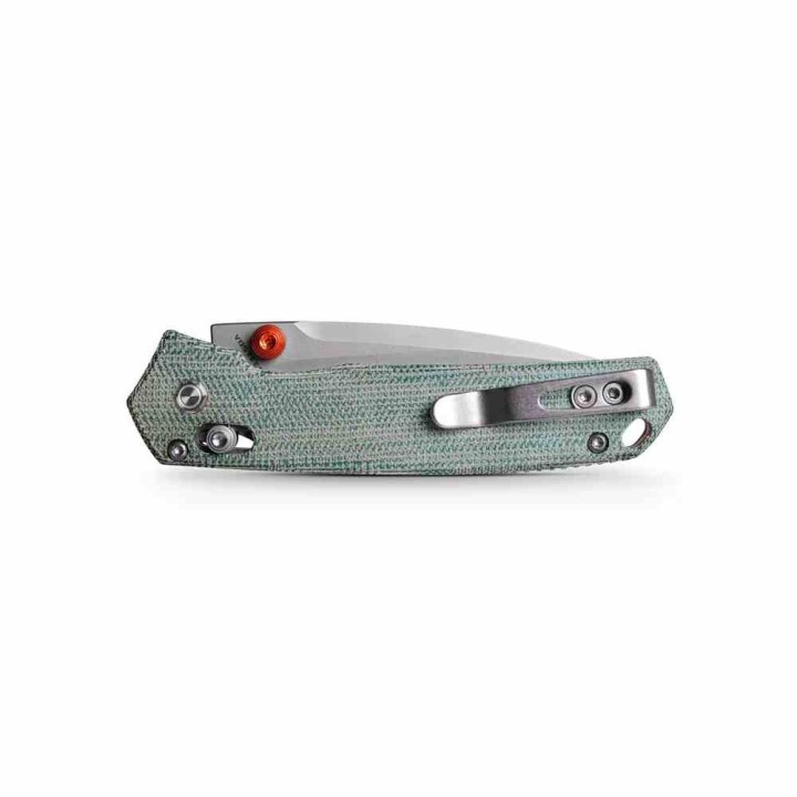 Couteau Vosteed Mini Psyop Teal Lame Acier Elmax Manche Micarta Crossbar Lock IKBS VOSA2305 - Livraison Gratuite