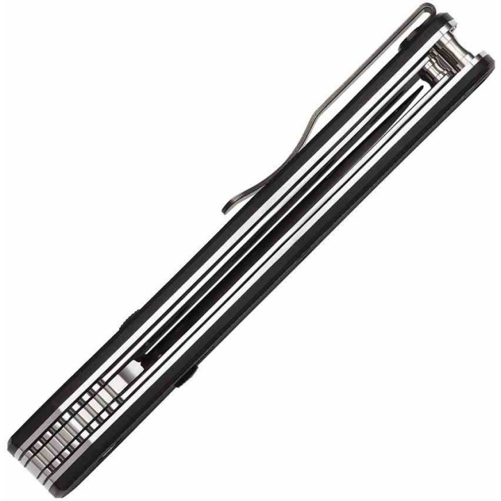 Couteau Spyderco JaniSong Balisong Lame Spear Point Acier CPM-S30V Manche G10 Slide Lock SC191GP -  Livraison Gratuite