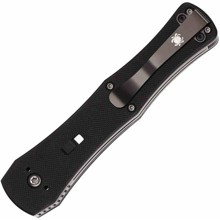 Couteau Spyderco JaniSong Balisong Lame Spear Point Acier CPM-S30V Manche G10 Slide Lock SC191GP -  Livraison Gratuite