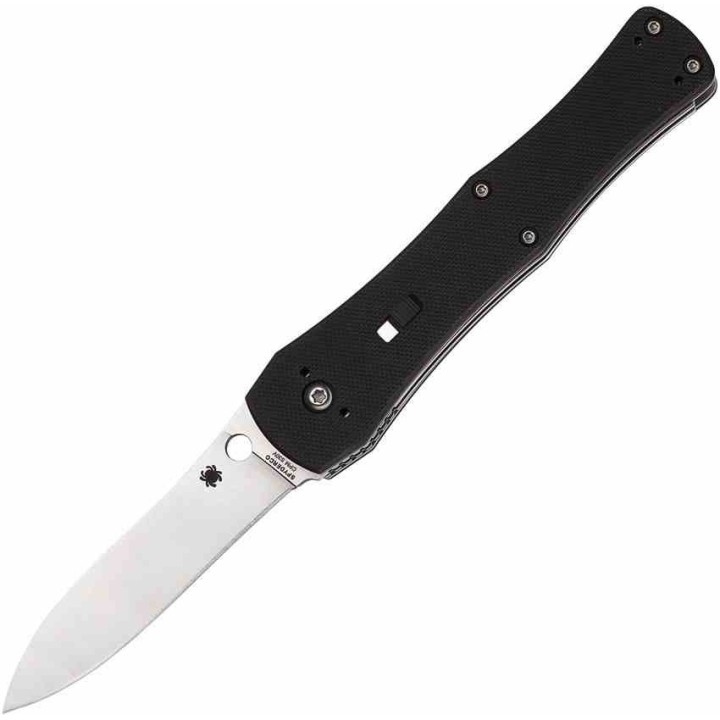 Couteau Spyderco JaniSong Balisong Lame Spear Point Acier CPM-S30V Manche G10 Slide Lock SC191GP -  Livraison Gratuite
