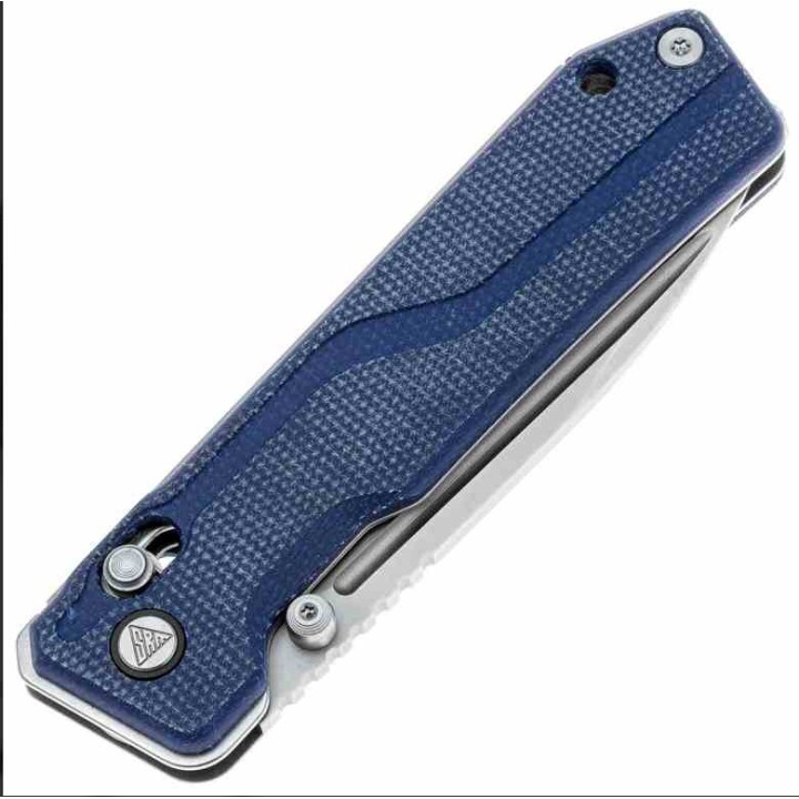 Couteau SRM Rubik 7228B-ME2 Lame Acier Laminé 140Cr Manche Micarta Ambi-Lock IKBS SRM7228BME2 - Livraison Gratuite